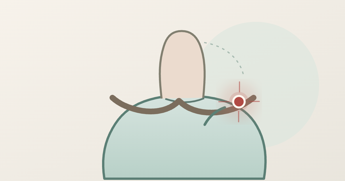 견쇄관절염일까요? 팔을 모을 때 심해지는 쇄골 끝 어깨 통증 이해를 돕는 이미지